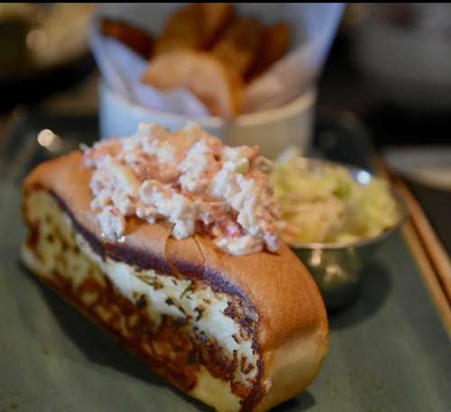 Lobster, fries & cole-slaw