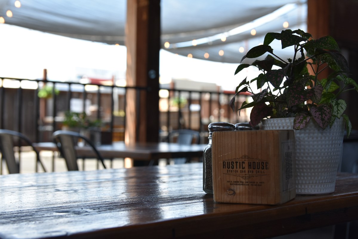 Patio at The Rustic Oyster House